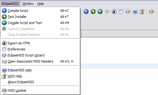 Editor Menu