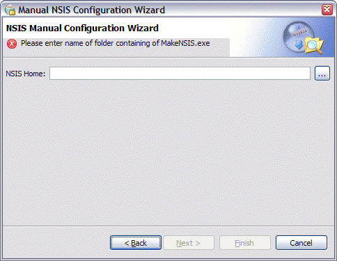 NSIS Manual Configuration Wizard