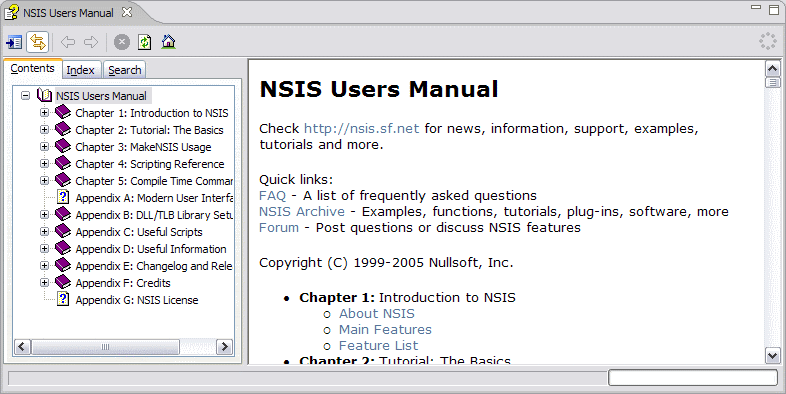 EclipseNSIS NSIS Users Manual
