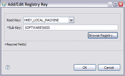 Add/Edit Registry Key