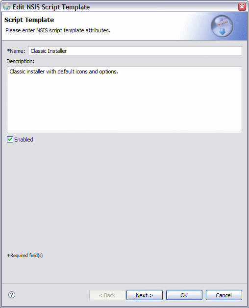 Script Template Editor