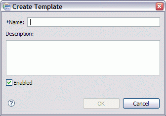 Create Template Dialog
